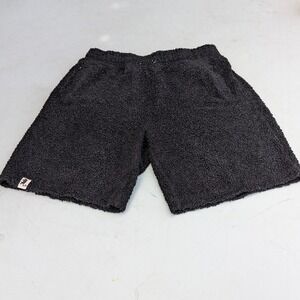 Sure Present History Yacht Club Fleece Shorts Men Black Sherpa